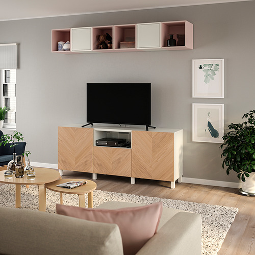 BESTÅ/EKET, cabinet combination for TV