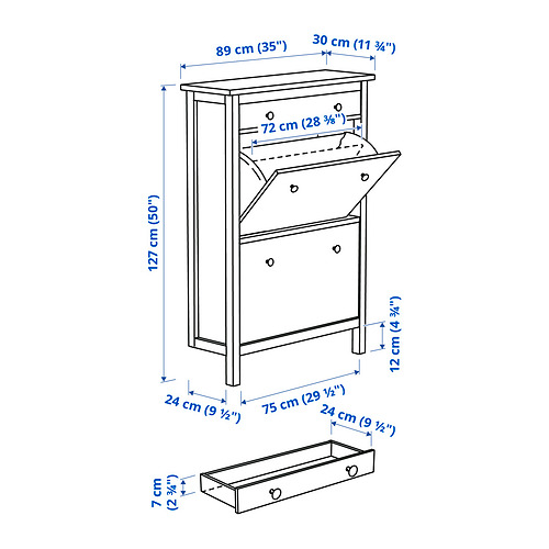 HEMNES skóskápur
