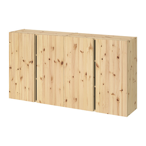 IVAR, wall cabinet with doors