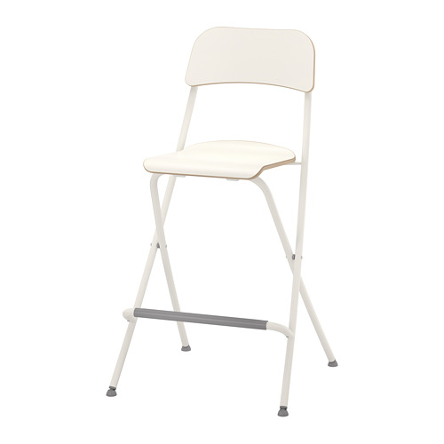 FRANKLIN, bar stool with backrest, foldable