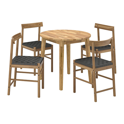 NACKANÄS/NACKANÄS, table and 4 chairs