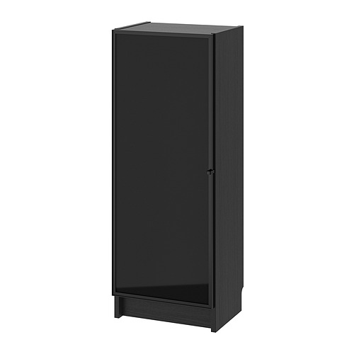 BILLY/HÖGBO, bookcase combination w glass doors