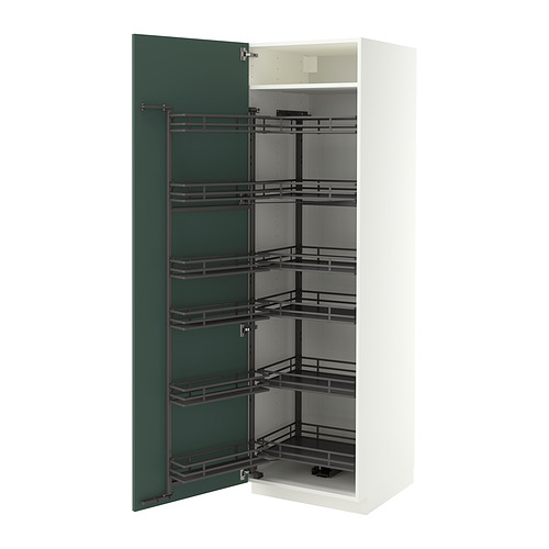 METOD high cabinet with pull-out larder