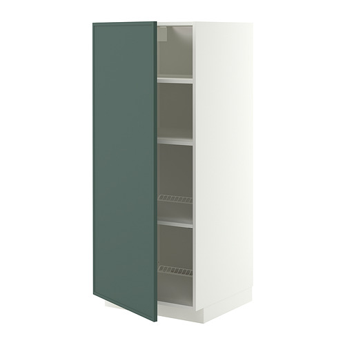METOD high cabinet with shelves