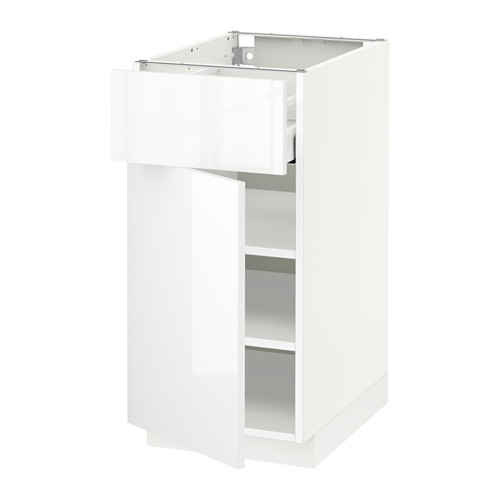 METOD/MAXIMERA, base cabinet with drawer/door