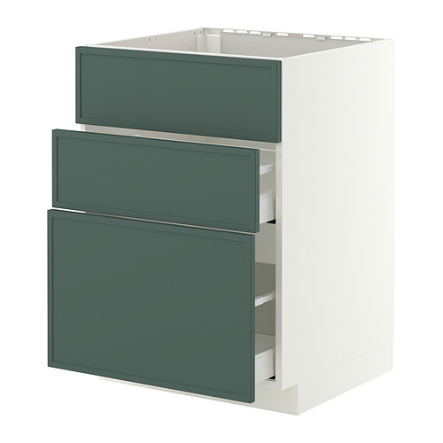 METOD/MAXIMERA base cab f sink+3 fronts/2 drawers