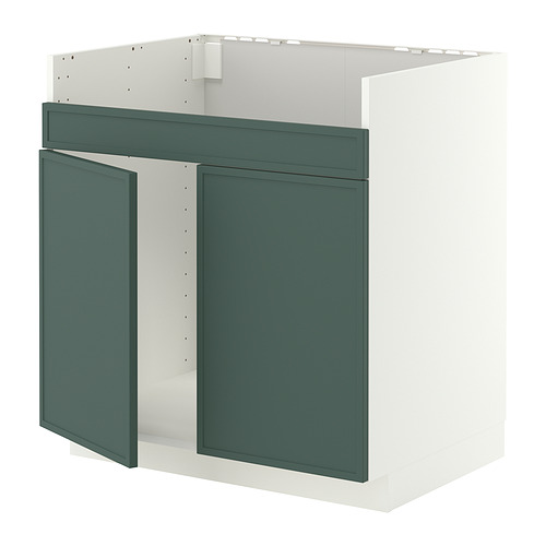 METOD base cab f HAVSEN double bowl sink