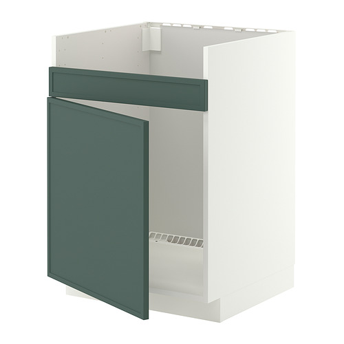 METOD base cab f HAVSEN single bowl sink