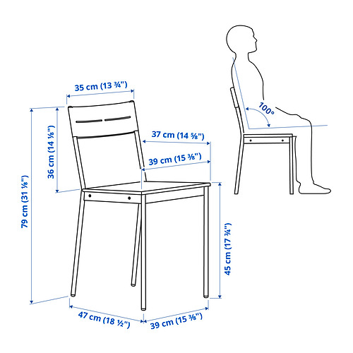 BUSLÄTT chair