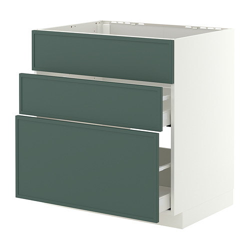 METOD/MAXIMERA base cab f sink+3 fronts/2 drawers