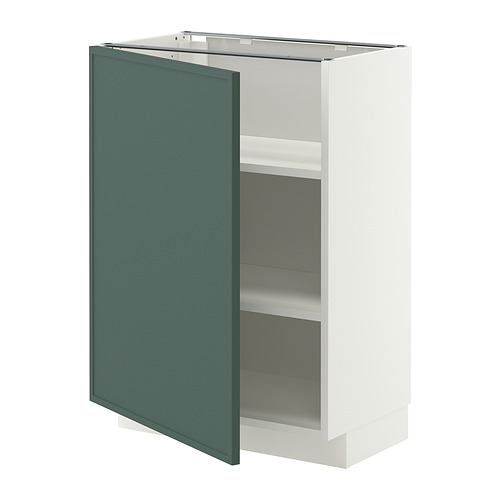 METOD base cabinet with shelves