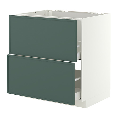 METOD/MAXIMERA base cab f sink+2 fronts/2 drawers