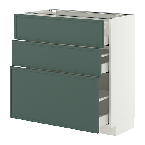 METOD/MAXIMERA base cabinet with 3 drawers