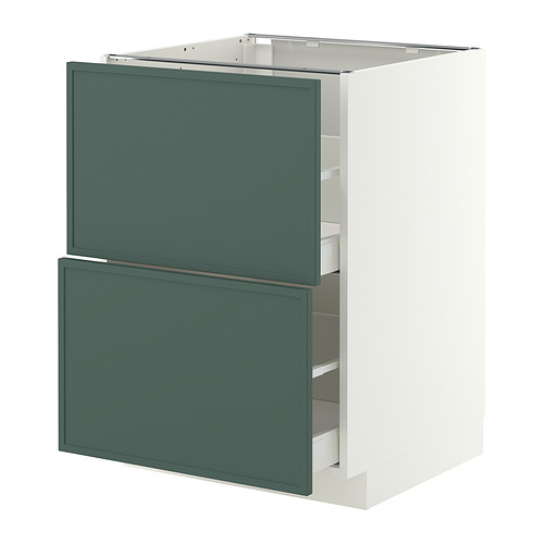 METOD/MAXIMERA base cb 2 fronts/2 high drawers