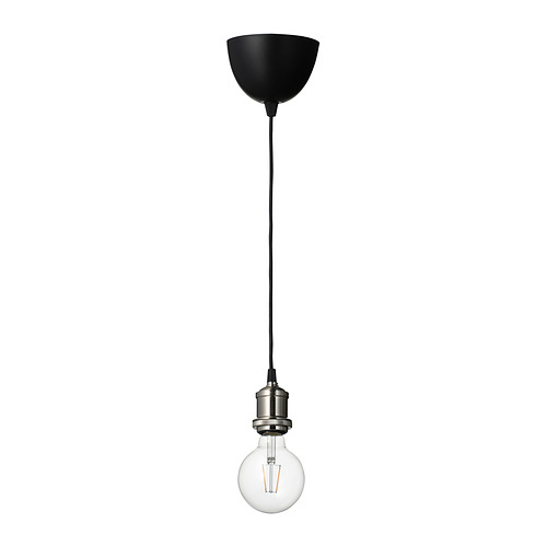 JÄLLBY/LUNNOM pendant lamp with light bulb