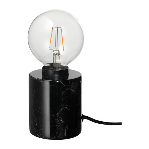MARKFROST/LUNNOM, table lamp with light bulb