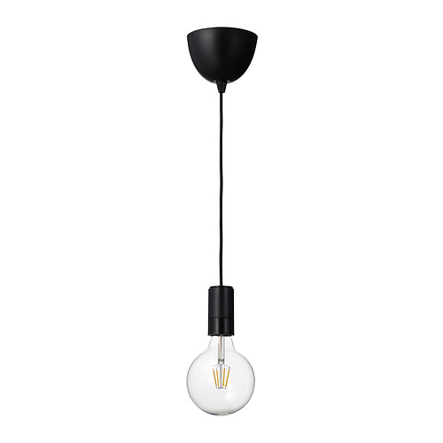 SUNNEBY/LUNNOM pendant lamp with light bulb