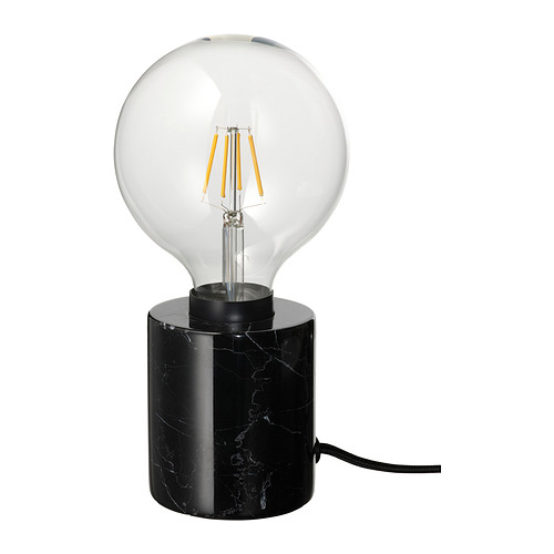 MARKFROST/LUNNOM table lamp with light bulb