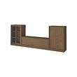 TONSTAD TV/storage comb with sliding doors