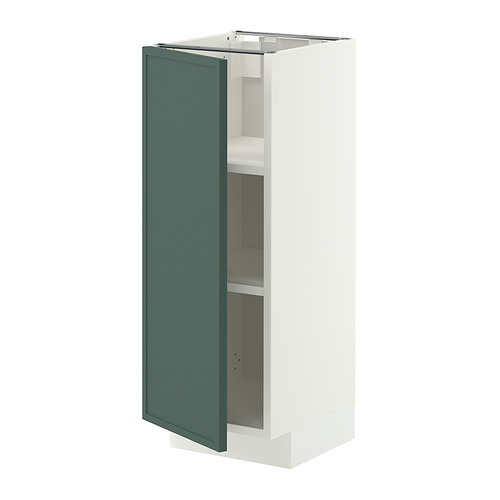 METOD base cabinet with shelves