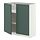 METOD, grunnskápur með hillum og 2 hurðum