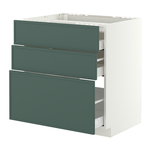 METOD/MAXIMERA base cab f hob/3 fronts/3 drawers