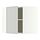 METOD, corner wall cabinet with shelves
