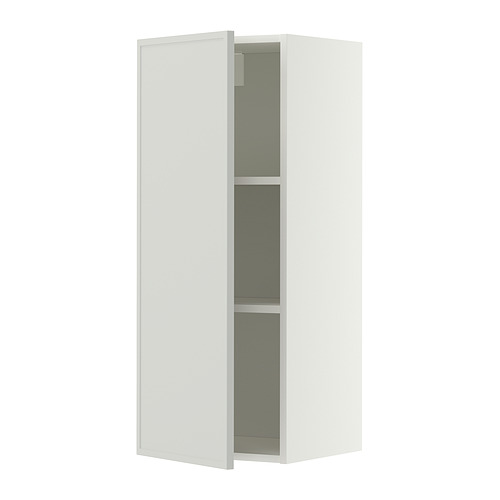 METOD wall cabinet with shelves