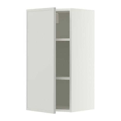 METOD wall cabinet with shelves