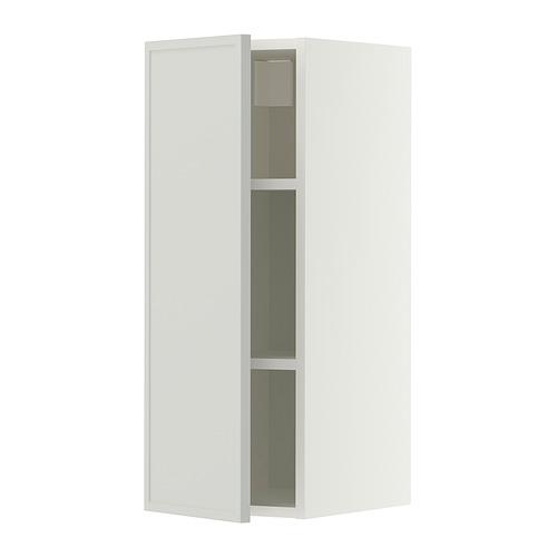 METOD wall cabinet with shelves