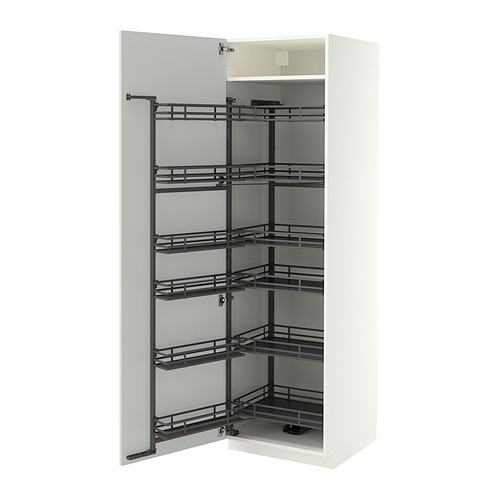 METOD high cabinet with pull-out larder