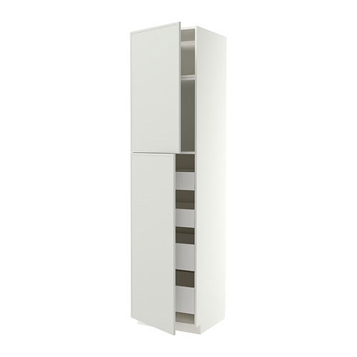 METOD/MAXIMERA hi cab w 2 doors/4 drawers