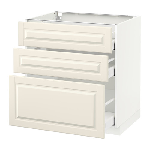 METOD/MAXIMERA base cabinet with 3 drawers