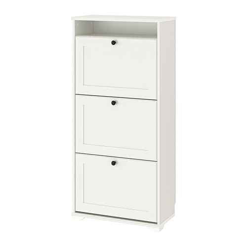 BRUSALI, shoe cabinet with 3 compartments
