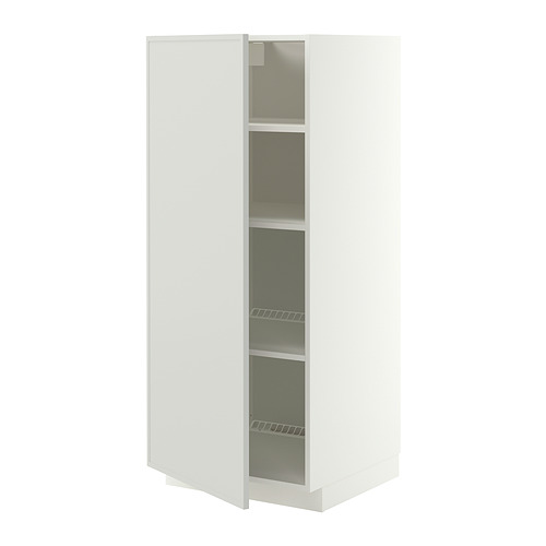 METOD high cabinet with shelves