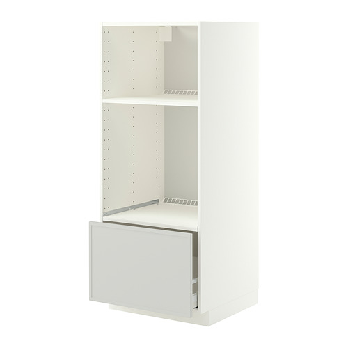 METOD/MAXIMERA high cab for oven/micro w drawer