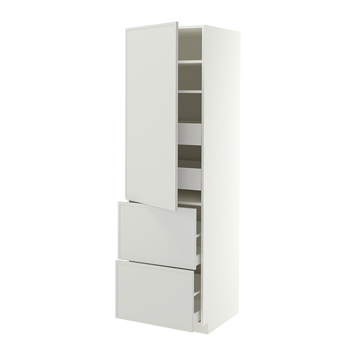 METOD/MAXIMERA hi cab w shlvs/4 drawers/dr/2 frnts