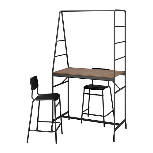 HÅVERUD/STIG, table and 2 stools