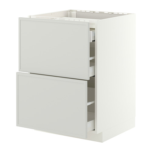 METOD/MAXIMERA base cab f hob/2 fronts/3 drawers
