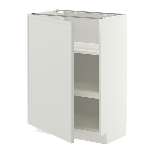 METOD base cabinet with shelves