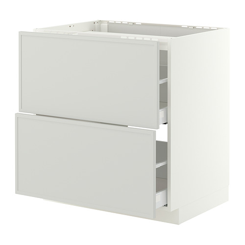 METOD/MAXIMERA base cab f hob/2 fronts/2 drawers