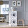 BILLY/HÖGBO, bookcase combination w glass doors