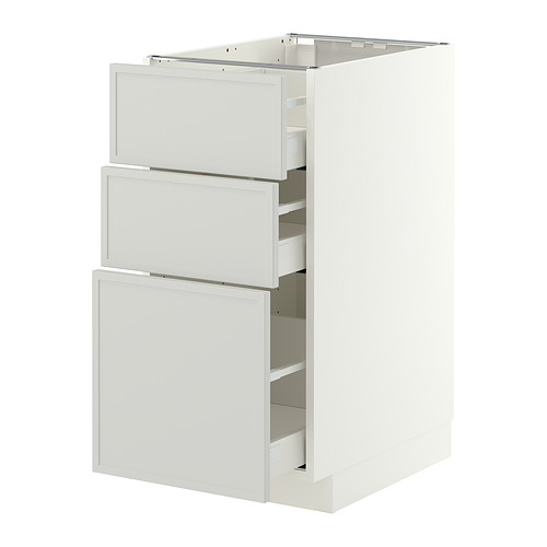METOD/MAXIMERA base cabinet with 3 drawers