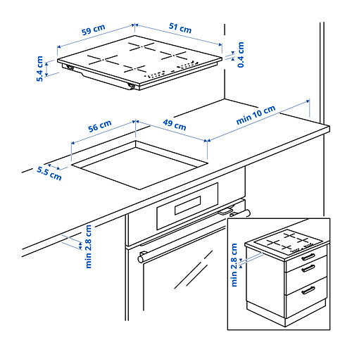 TREVLIG induction hob