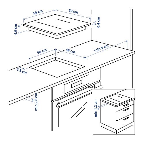 HÖGKLASSIG induction hob