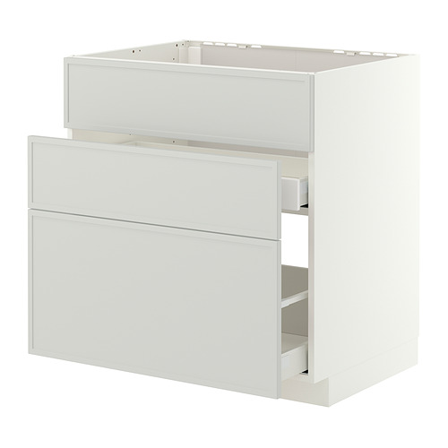 METOD/MAXIMERA base cab f sink+3 fronts/2 drawers
