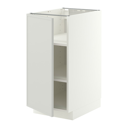 METOD base cabinet with shelves