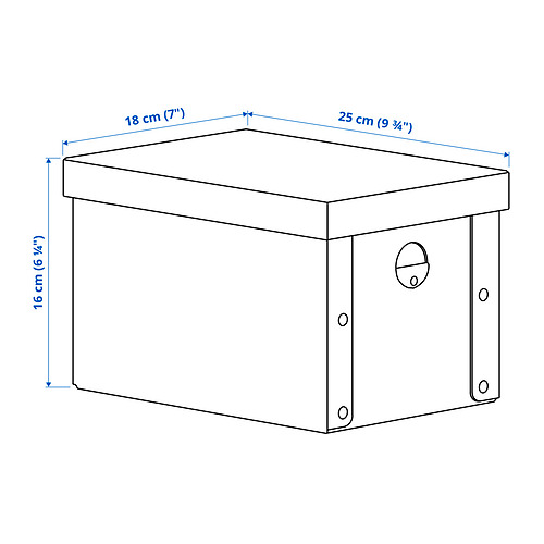 GÄRDESGÅRD kassi með loki