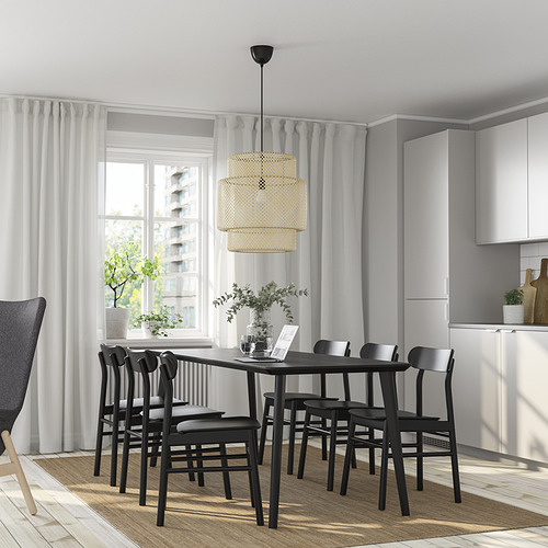 LISABO/RÖNNINGE, table and 6 chairs