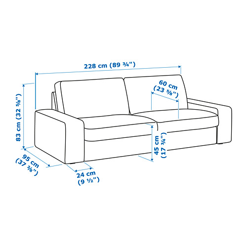 KIVIK 3-seat sofa